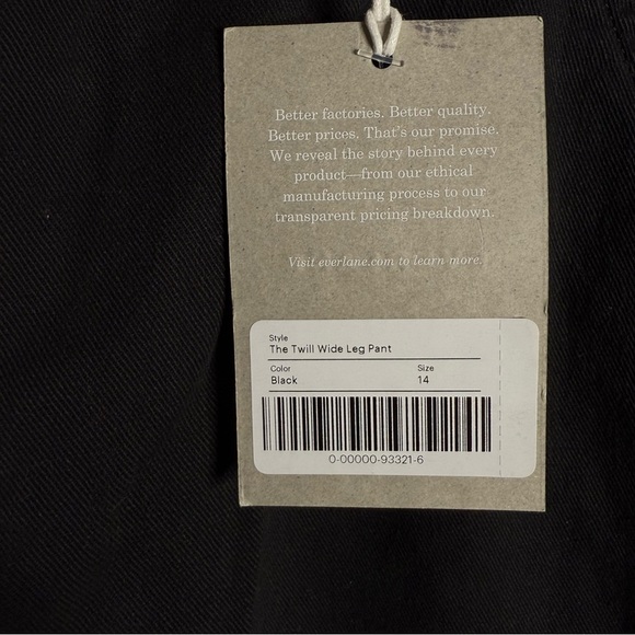 Everlane The Twill Wide Leg Pants - Picture 6 of 13